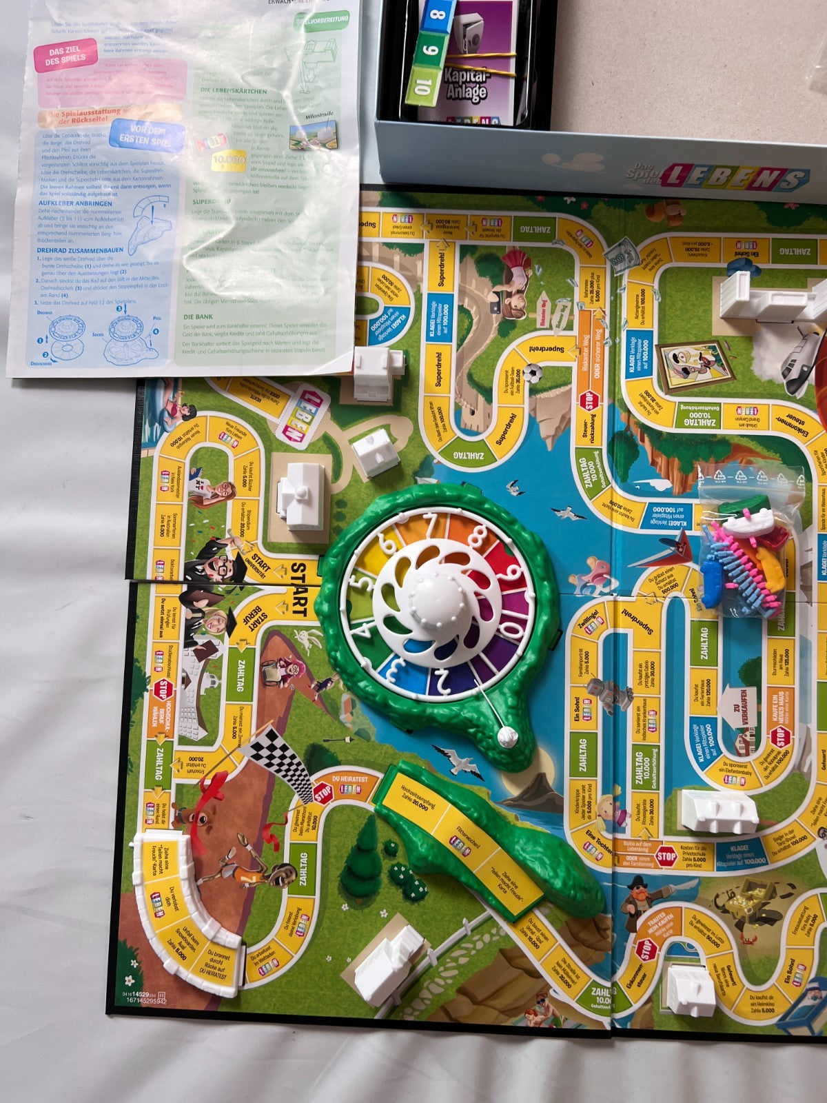 Das Spiel des Lebens Original Hasbro 2015 Brettspiel  Vollständig - Ansicht 4