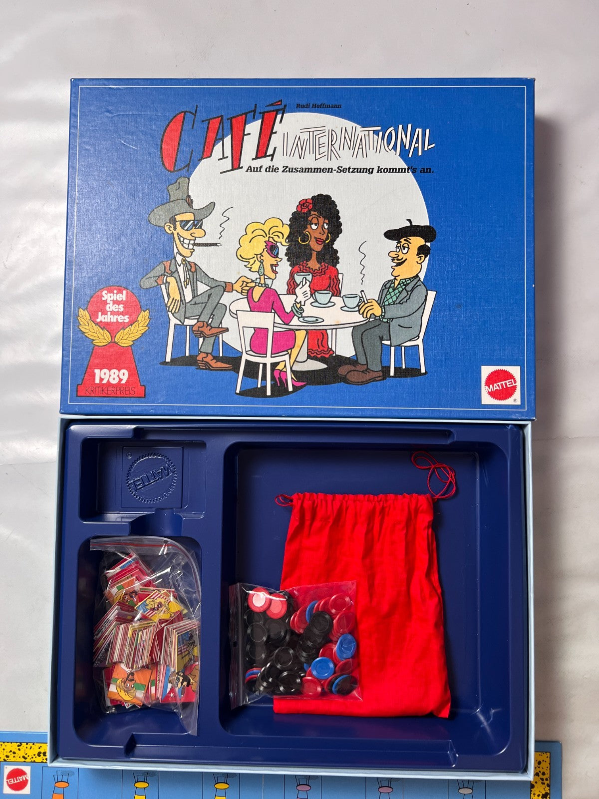 Café International - Brettspiel von Mattel - Vollständig - Ansicht 3