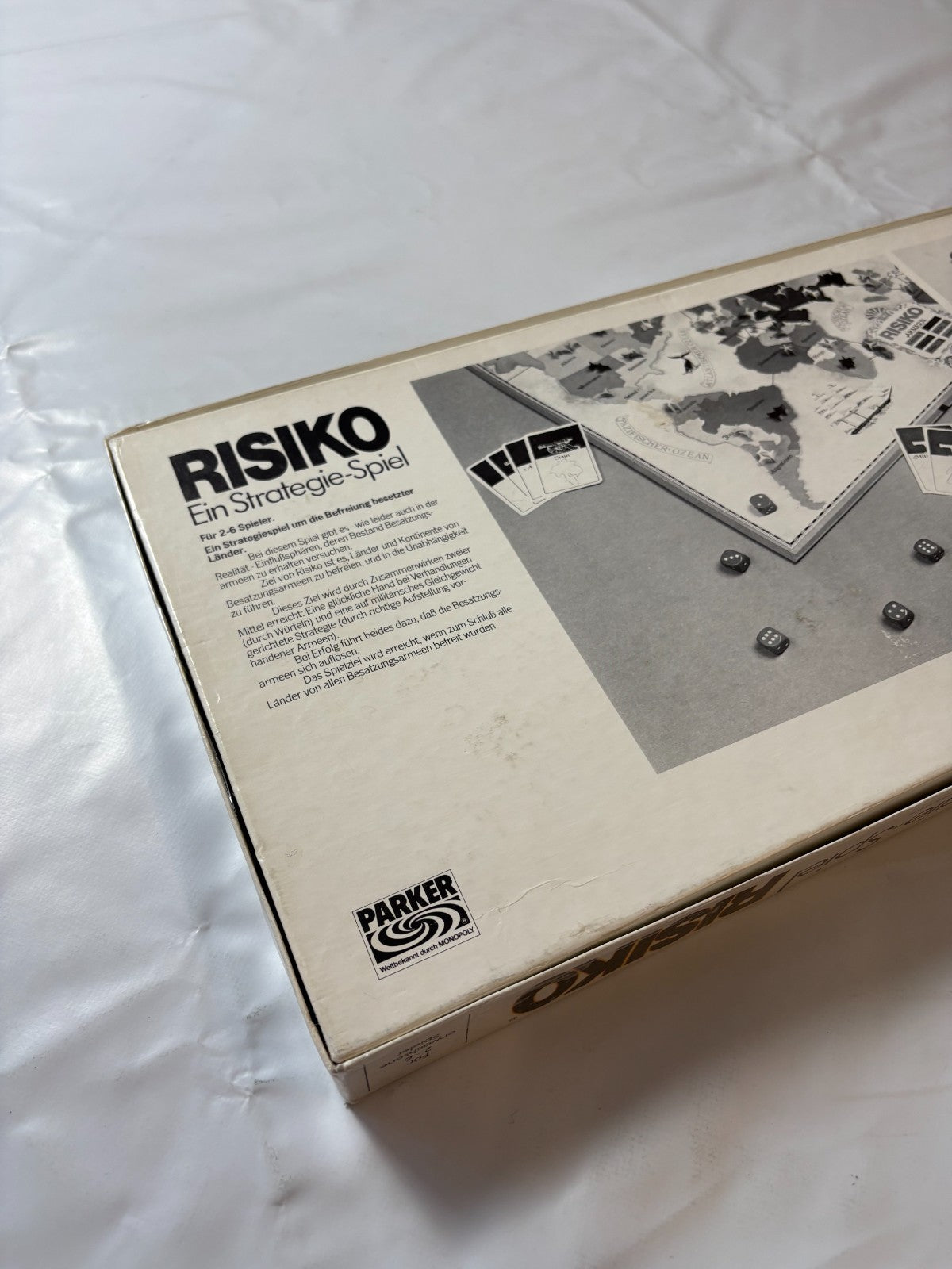 Risiko - Strategiespiel weiß Parker 1982 - Vollständig - Ansicht 15