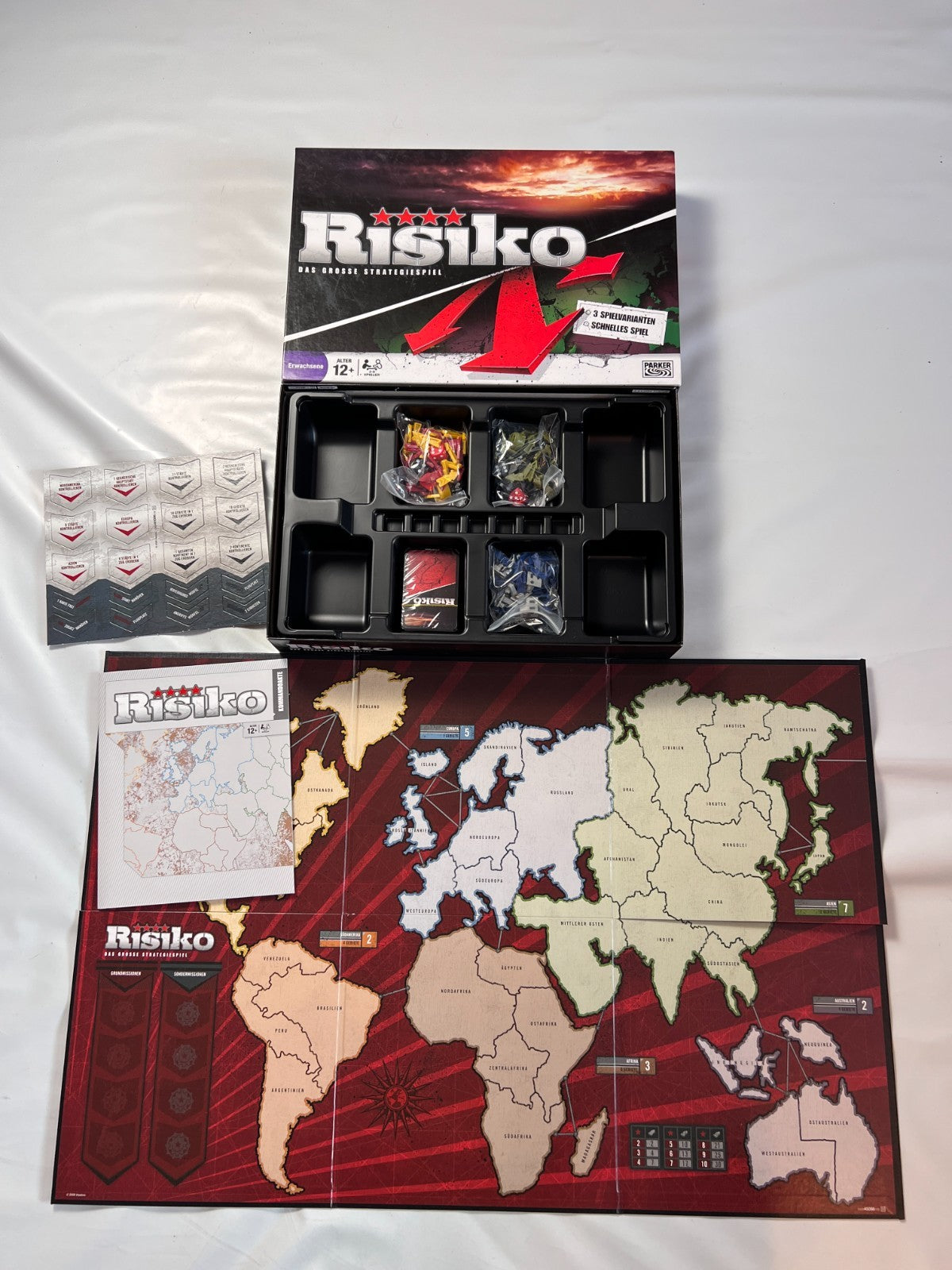 RISIKO Das grosse Strategiespiel mit 3 Spielvarianten Parker 2008 - Unbespielt - Ansicht 2