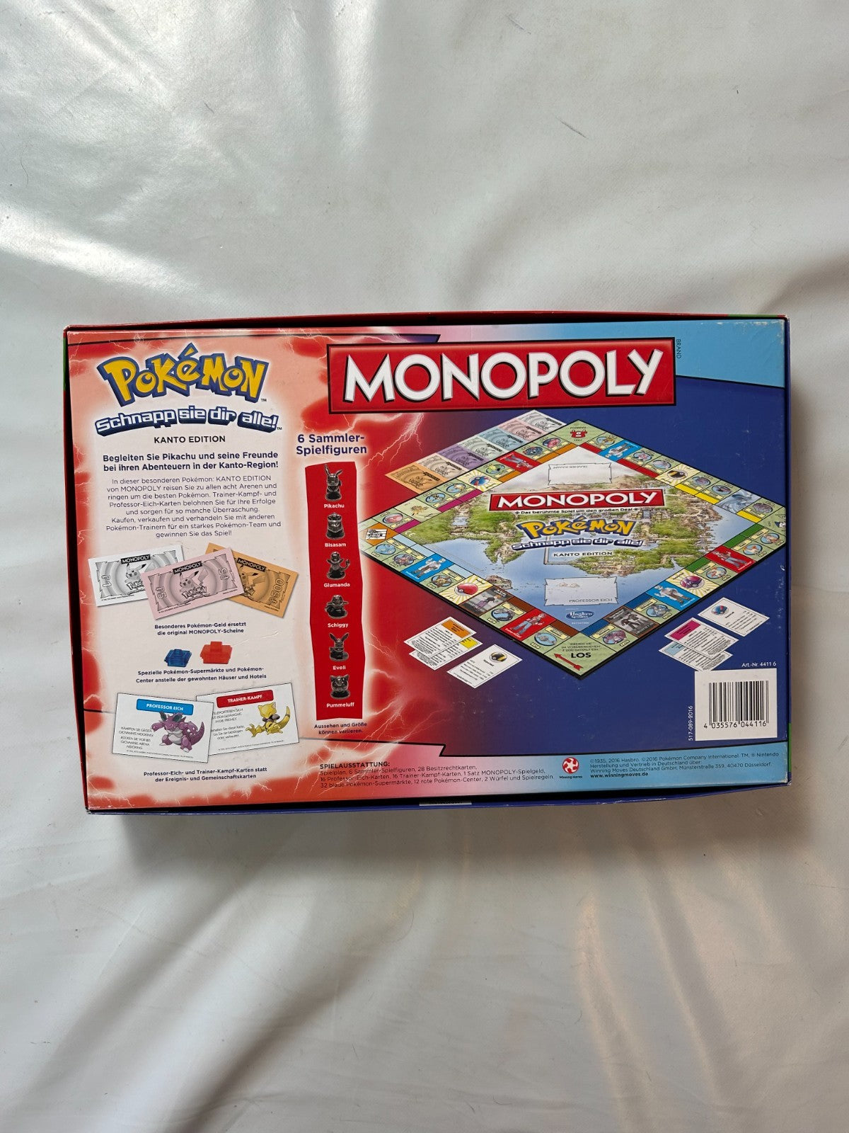 MONOPOLY  POKEMON  KANTO Edition deutsch Zinn Figuren  Vollständig - Ansicht 11