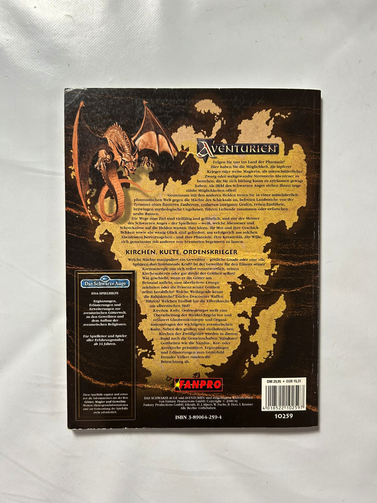 Detailfoto 6 – SKU A8725 – Rollenspiel-Buch gebraucht bei Brettspielimperium