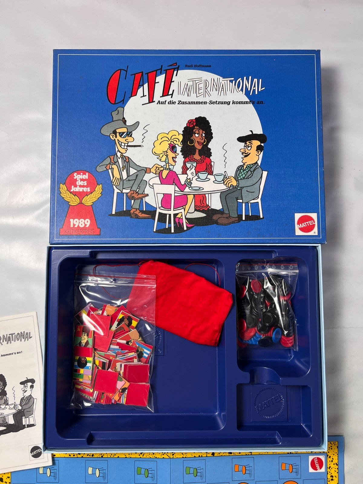 Café International - Brettspiel von Mattel - Vollständig - Ansicht 3
