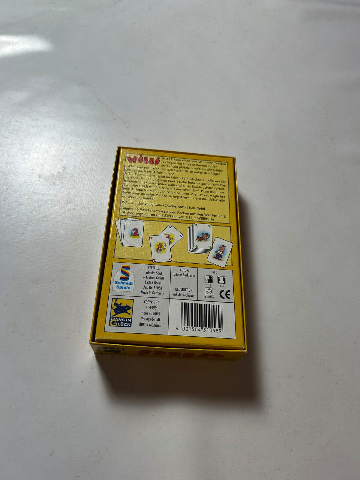 Detailfoto 2 – SKU A4348 – Kartenspiel gebraucht bei Brettspielimperium
