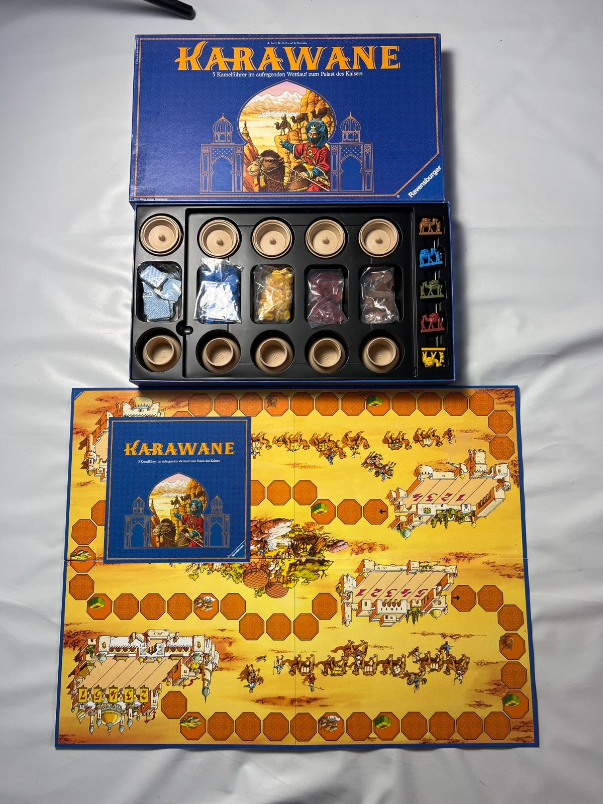 Karawane Brettspiel Ravensburger Spiel Gesellschaftsspiel 1983   Vollständig - Ansicht 2