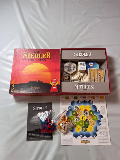 Brettspiel Die Siedler von Catan - Kosmos 1995 - Holz - vollständig - Ansicht 2