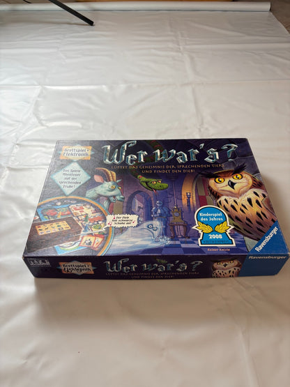 Wer war's? Ravensburger 2007 Brettspiel Gesellschaftsspiel Getestet- Vollständig - Ansicht 3