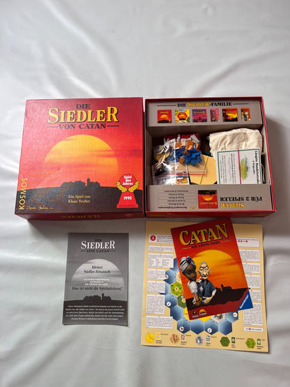 Brettspiel Die Siedler von Catan  Kosmos 1995  Holz  vollständig - Ansicht 2