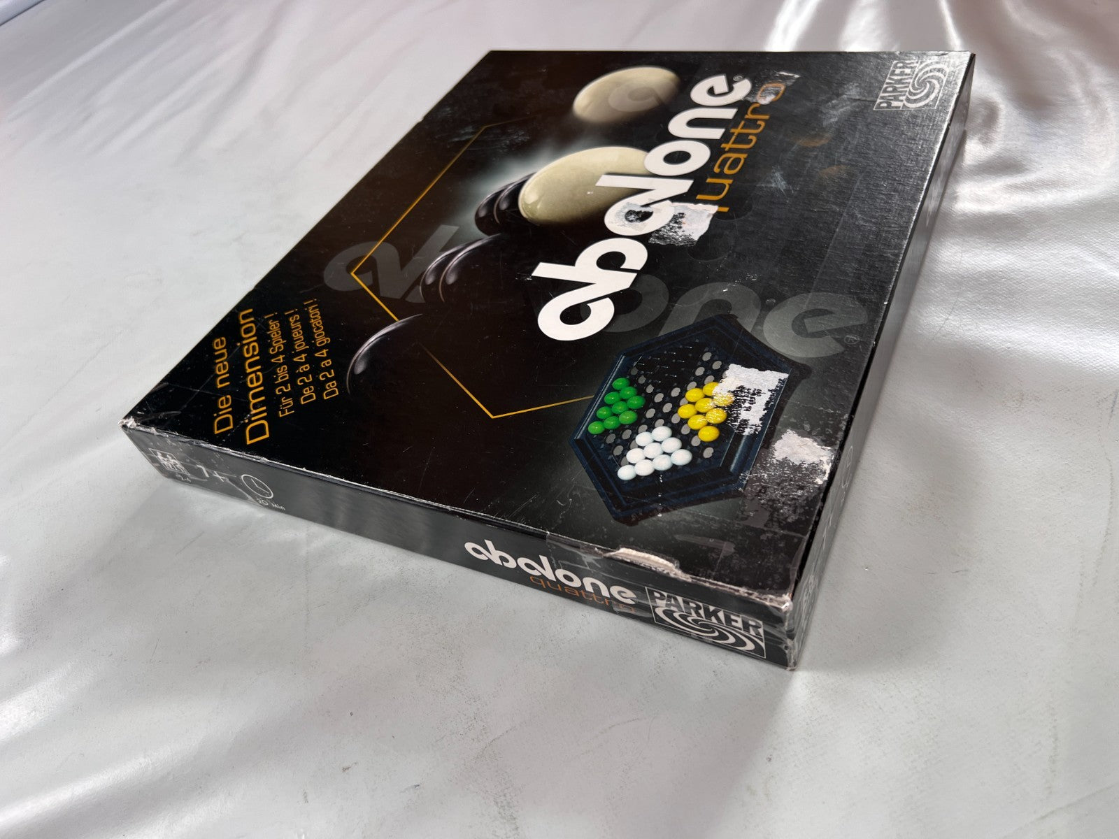 Abalone Quattro Spiel Gesellschaftsspiel Brettspiel Parker 2004  Vollständig - Ansicht 5