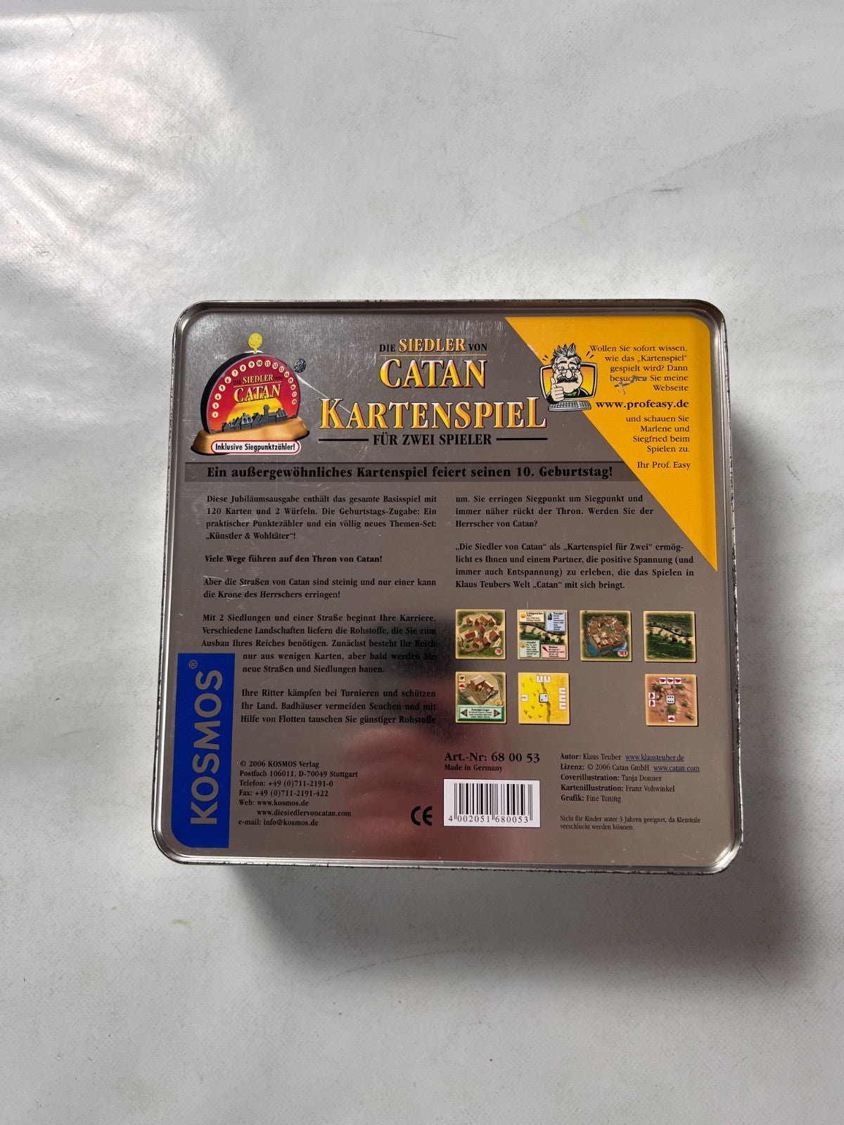 Die Siedler von Catan Kartenspiel Jubiläumsausgabe Metallbox  inkl. Erweiterung - Ansicht 10