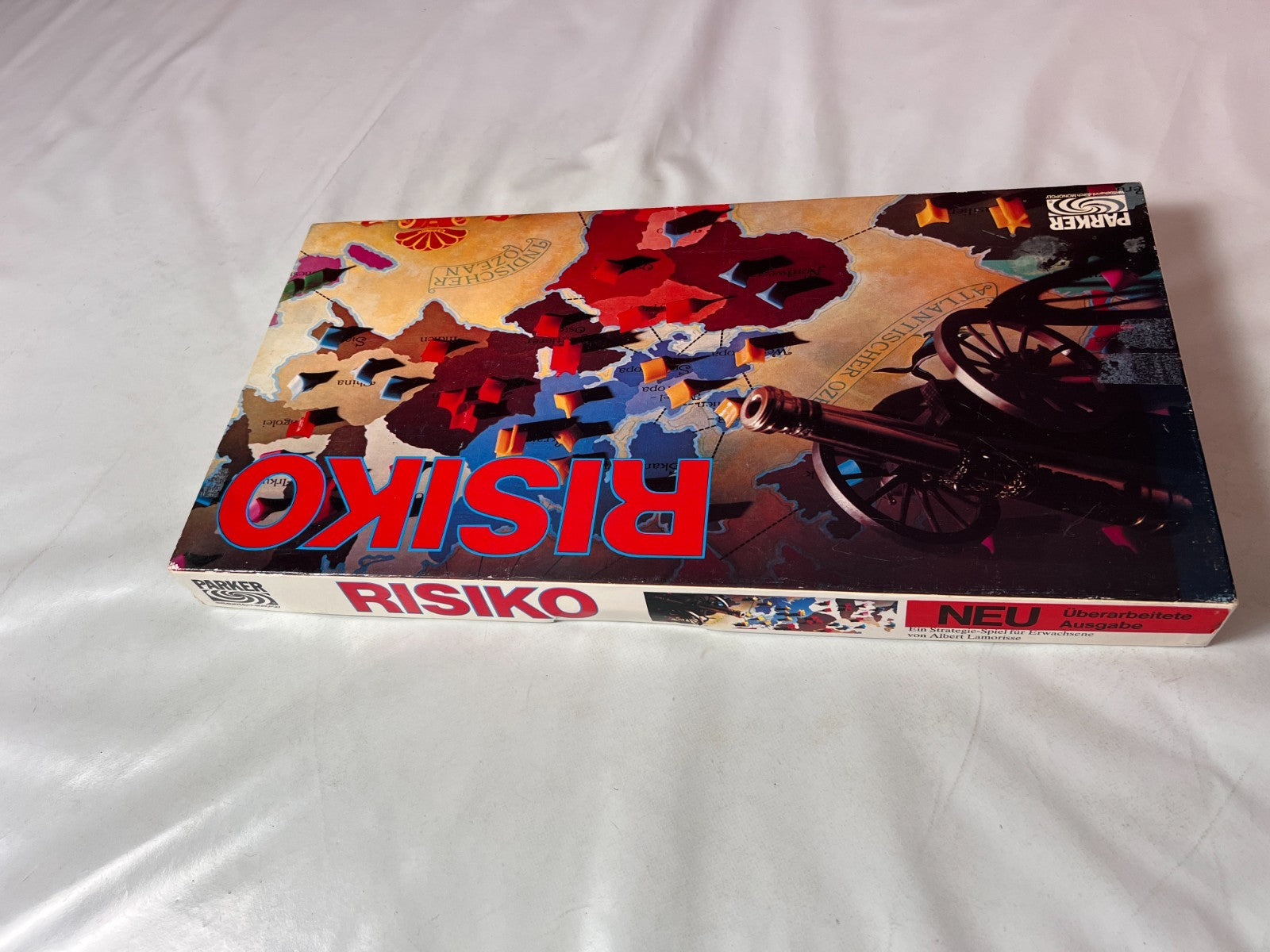 Brettspiel - RISIKO ERSTAUSGABE Schwarz - PARKER 1975 - Vollständig - Ansicht 6