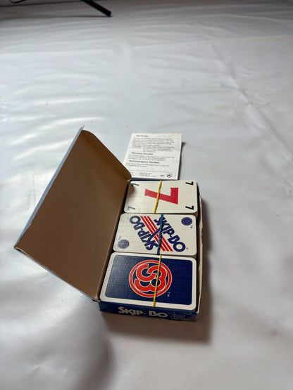 Skip Bo Kartenspiel Mattel blau rote Ausgabe 1992  - vollständig - Ansicht 7