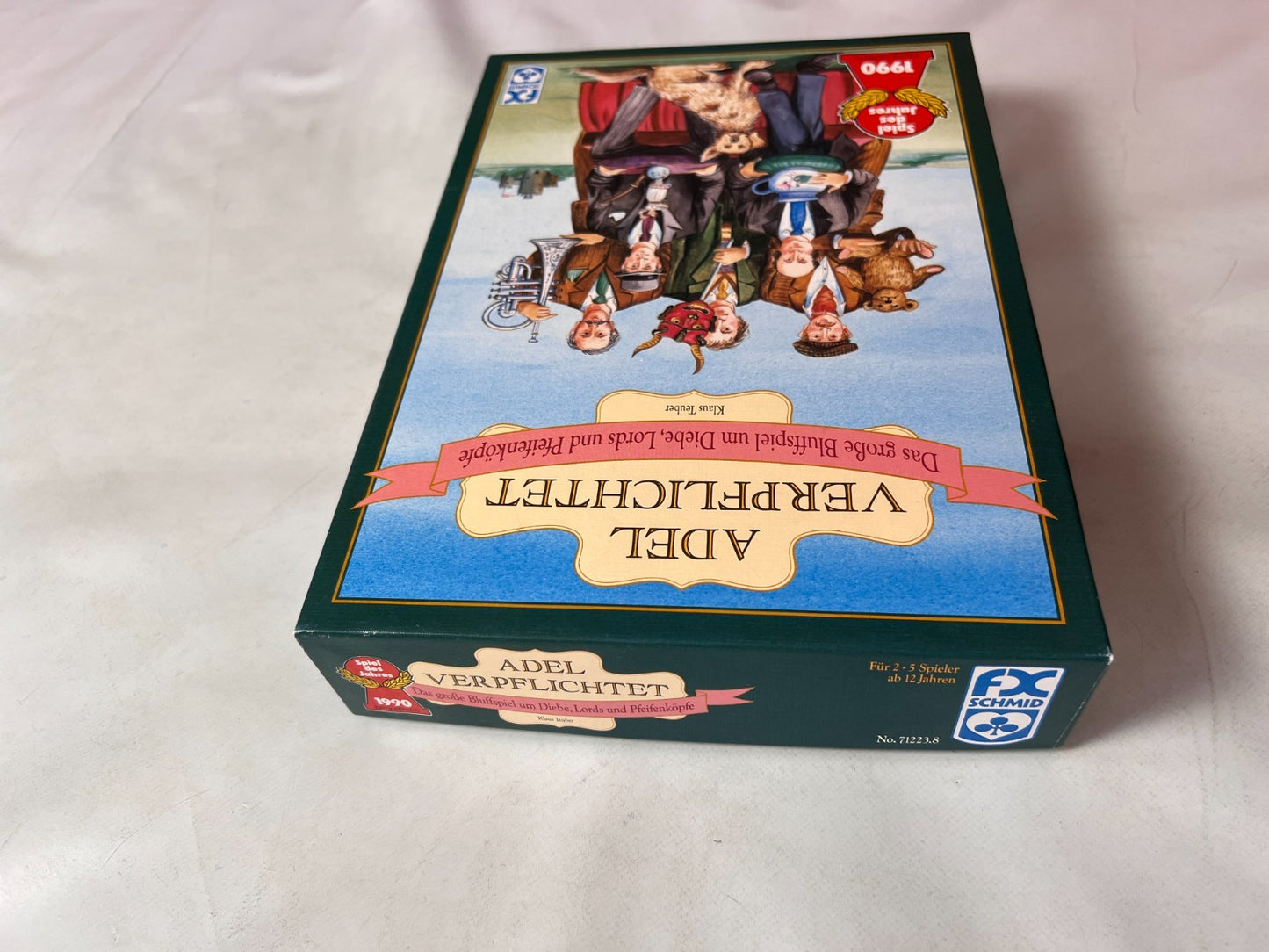 Adel verpflichtet Brettspiel FX Schmid 1990 Gesellschaftsspiel   Vollständig - Ansicht 6