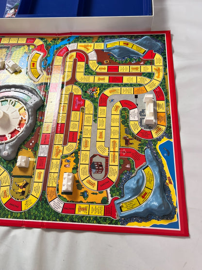 Spiel des Lebens MB 1984 Spiel blaue Ausgabe Brettspiel 2 Fahnen Vollständig - Ansicht 6