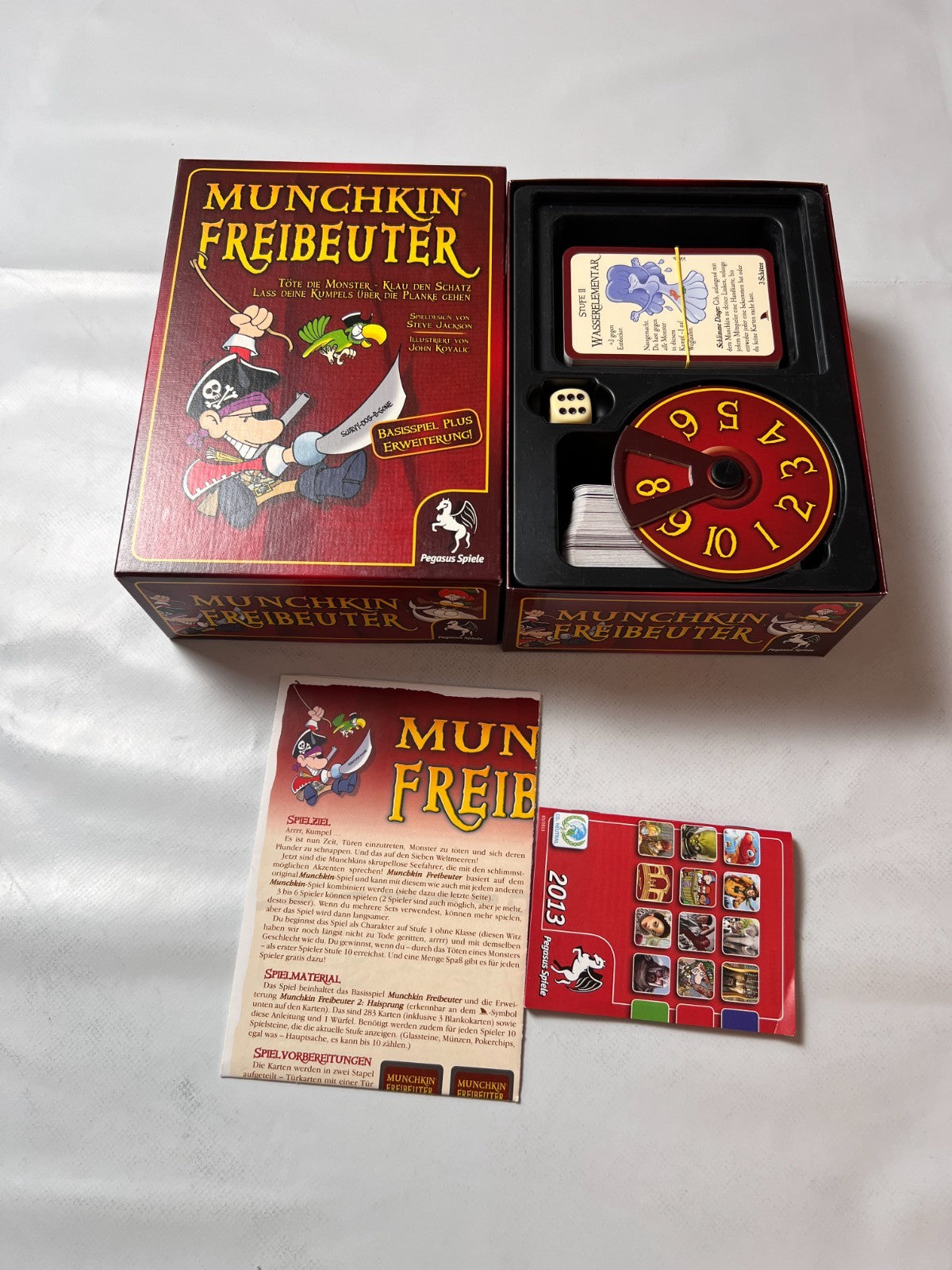 Munchkin – Freibeuter Basisspiel + Erweiterung – Pegasus Spiele – Vollständig - Ansicht 3