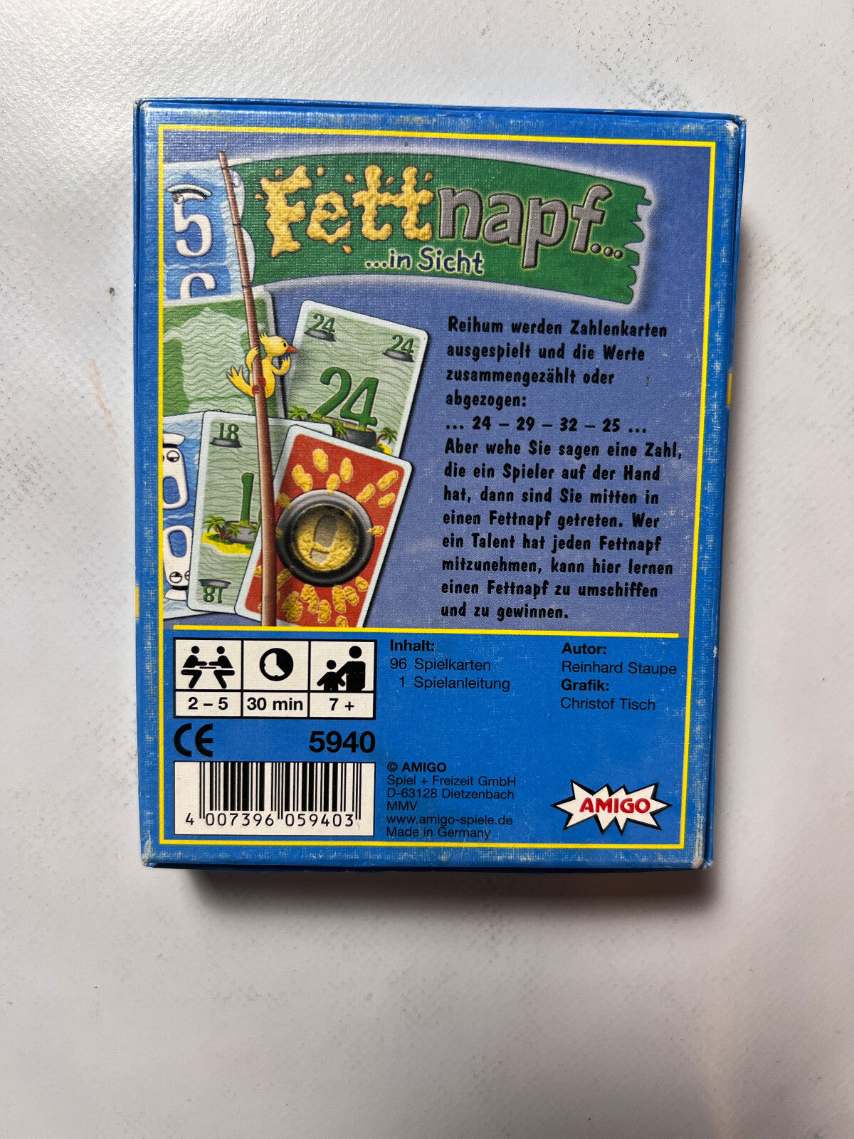 Detailfoto 2 – SKU A7309 – Kartenspiel gebraucht bei Brettspielimperium