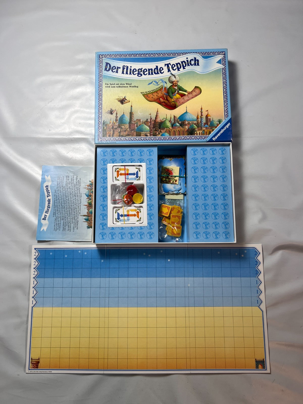 Der Fliegende Teppich Brettspiel Ravensburger Spiel 1983 - Vollständig - Ansicht 2