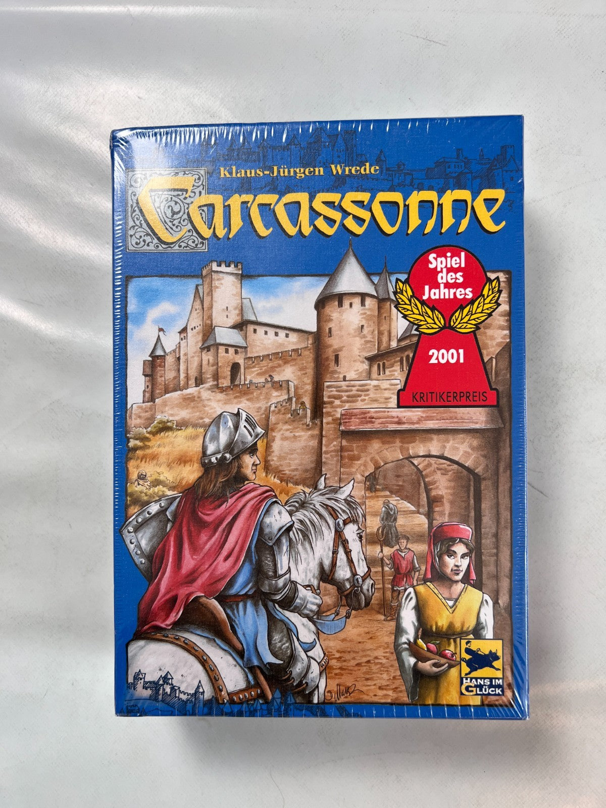 Carcassonne Hans im Glück2001 Altes Layout Legespiel  Neu in Folie - Ansicht 2