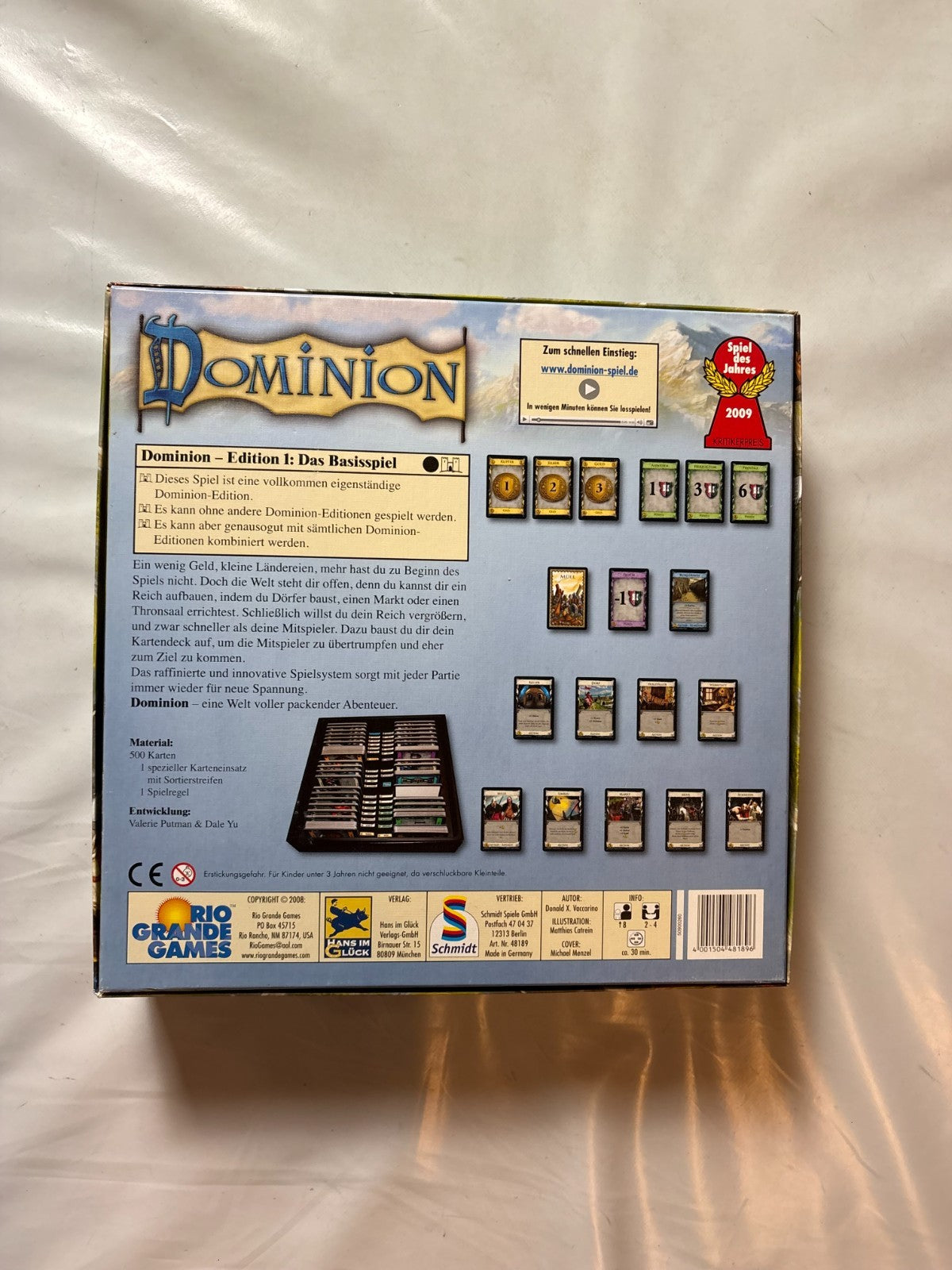Dominion  Was für eine Welt Basisspiel Hans im Glück  Vollständig - Ansicht 8