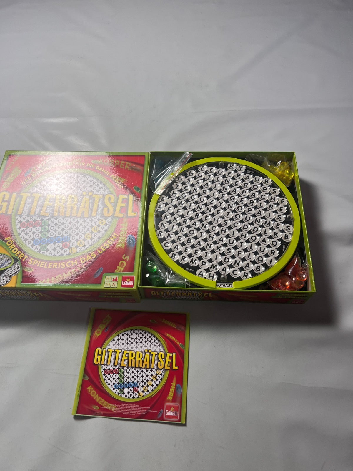 Gitterrätsel Goliath 70473 Brettspiel Gesellschaftsspiel  Vollständig - Ansicht 3