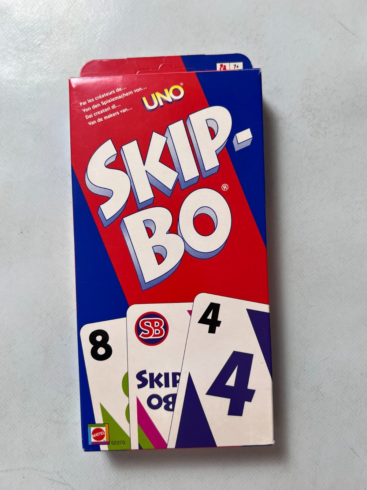 Skip Bo Kartenspiel Mattel blau rote Ausgabe 2003  - vollständig - Ansicht 5