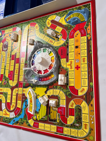Spiel des Lebens MB 1984 Spiel blaue Ausgabe Brettspiel 2 Fahnen Vollständig - Ansicht 7