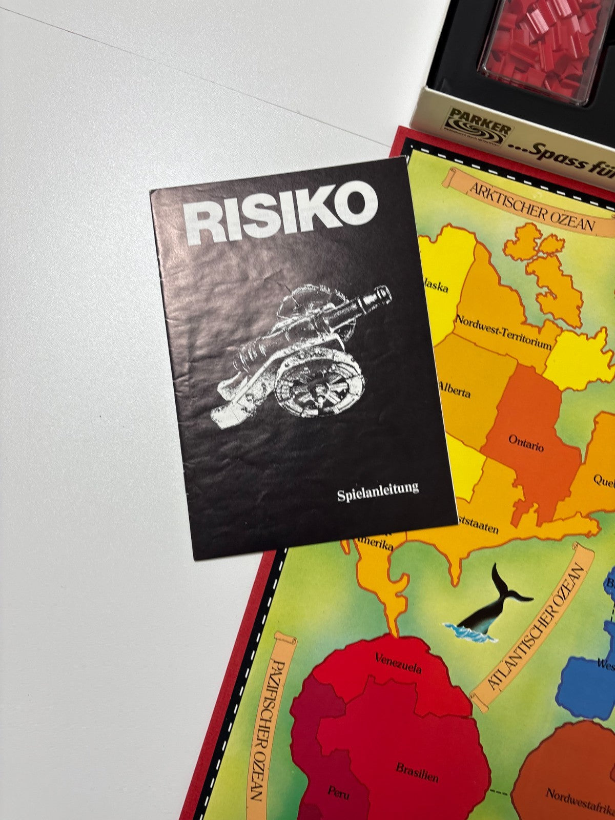 Risiko - Strategiespiel weiß Parker 1982 - Vollständig - Ansicht 11