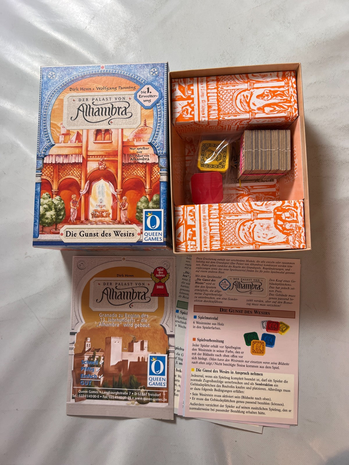 DER PALAST VON ALHAMBRA  DIE GUNST DES WESIRS  1. ERWEITERUNG  Vollständig - Ansicht 2