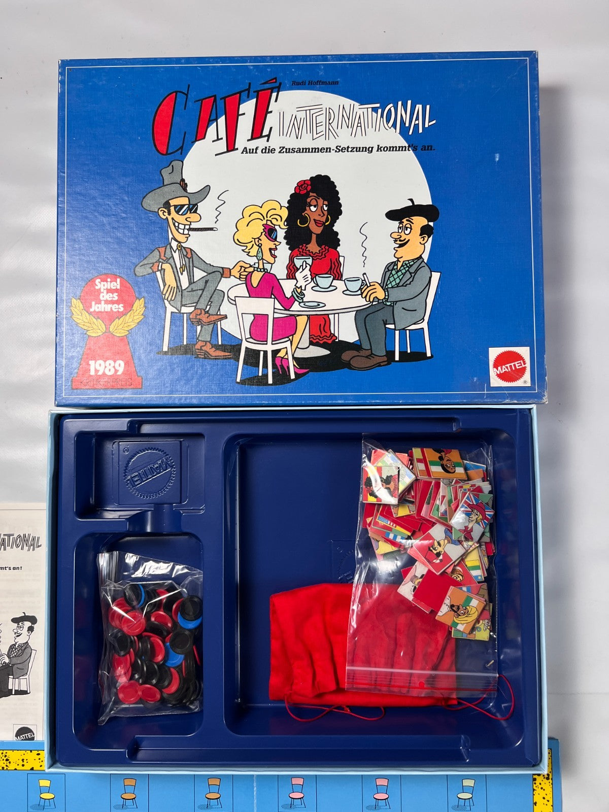 Café International  Brettspiel von Mattel  Vollständig - Ansicht 3