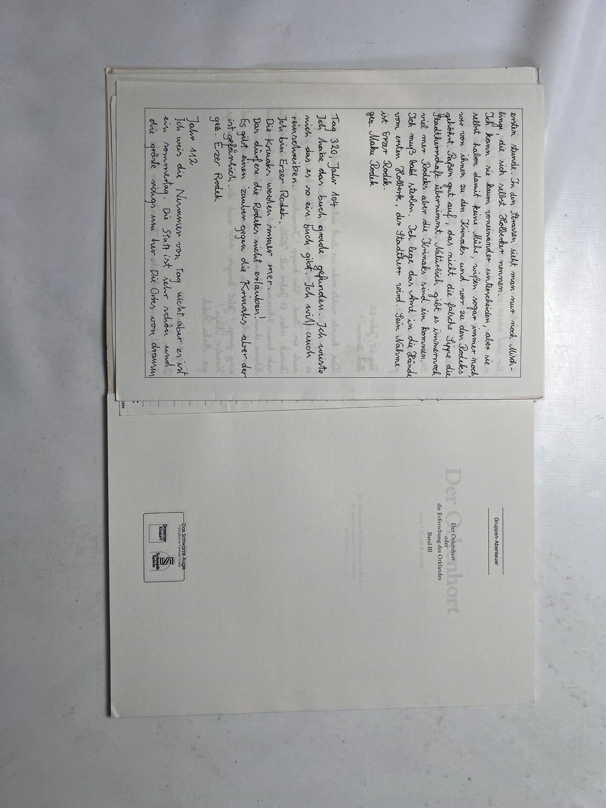 Detailfoto 4 – SKU A5261 – Rollenspiel-Buch gebraucht bei Brettspielimperium