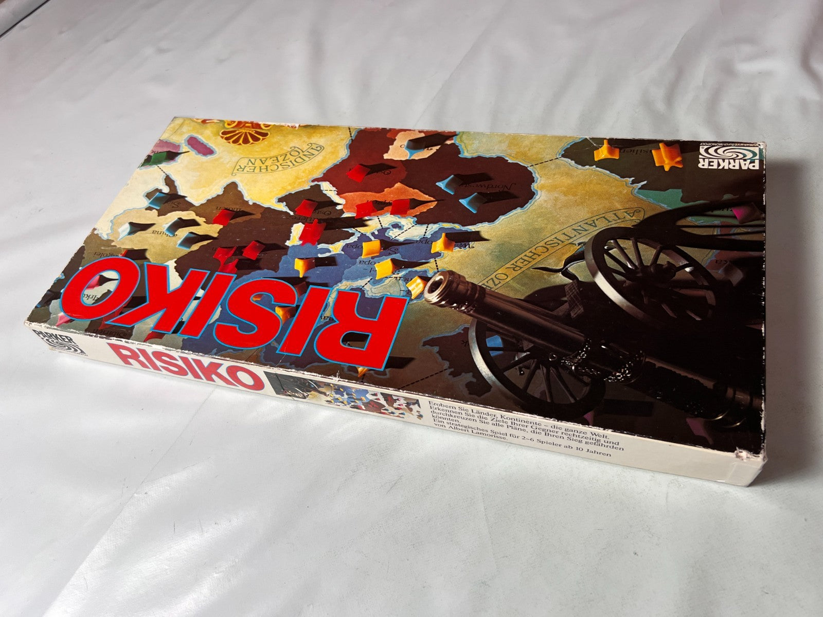 Brettspiel  RISIKO ERSTAUSGABE Schwarz  PARKER 1975  Vollständig - Ansicht 6