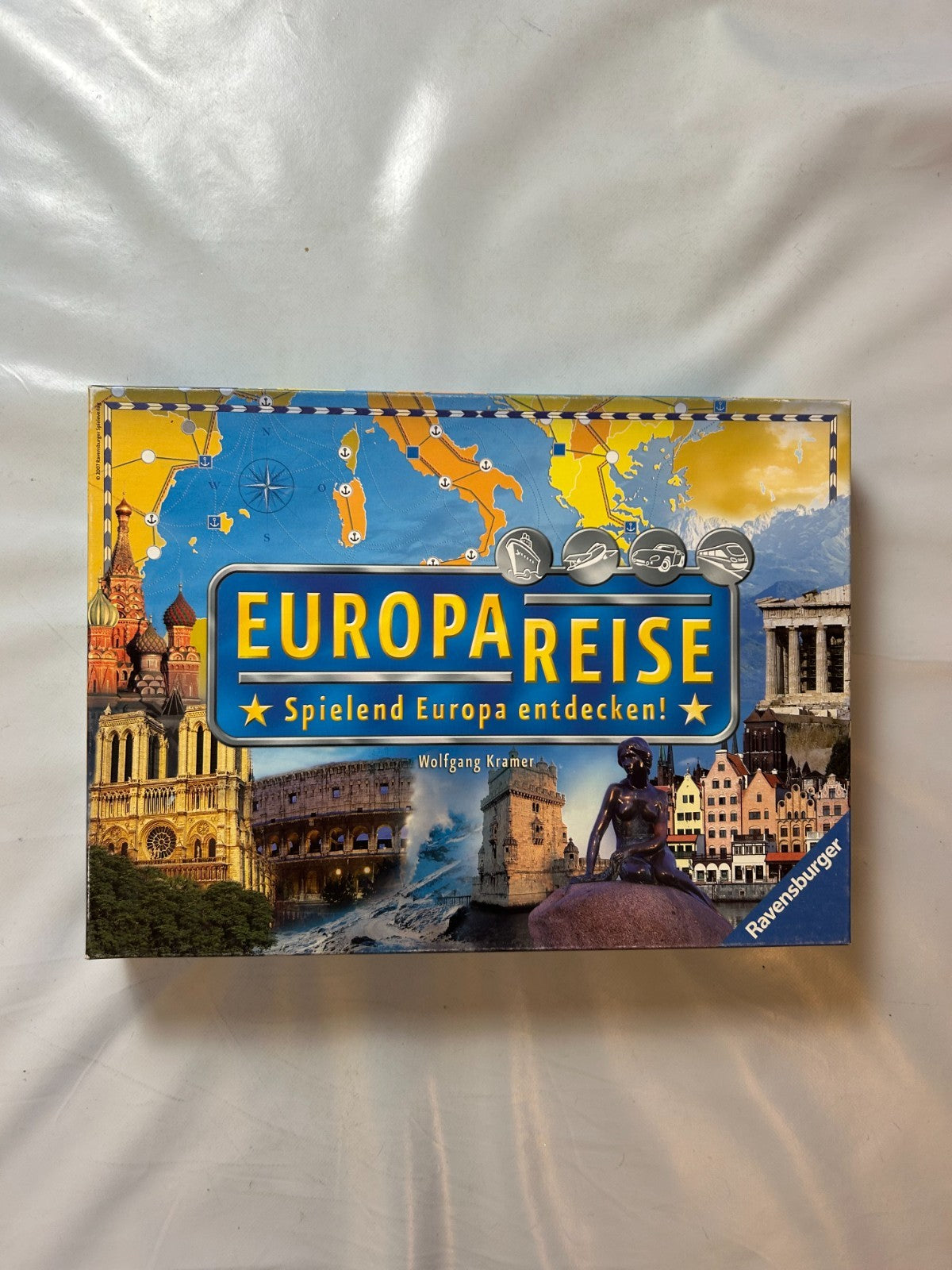 Ravensburger Europareise Gesellschaftsspiel 2007  Vollständig - Ansicht 2