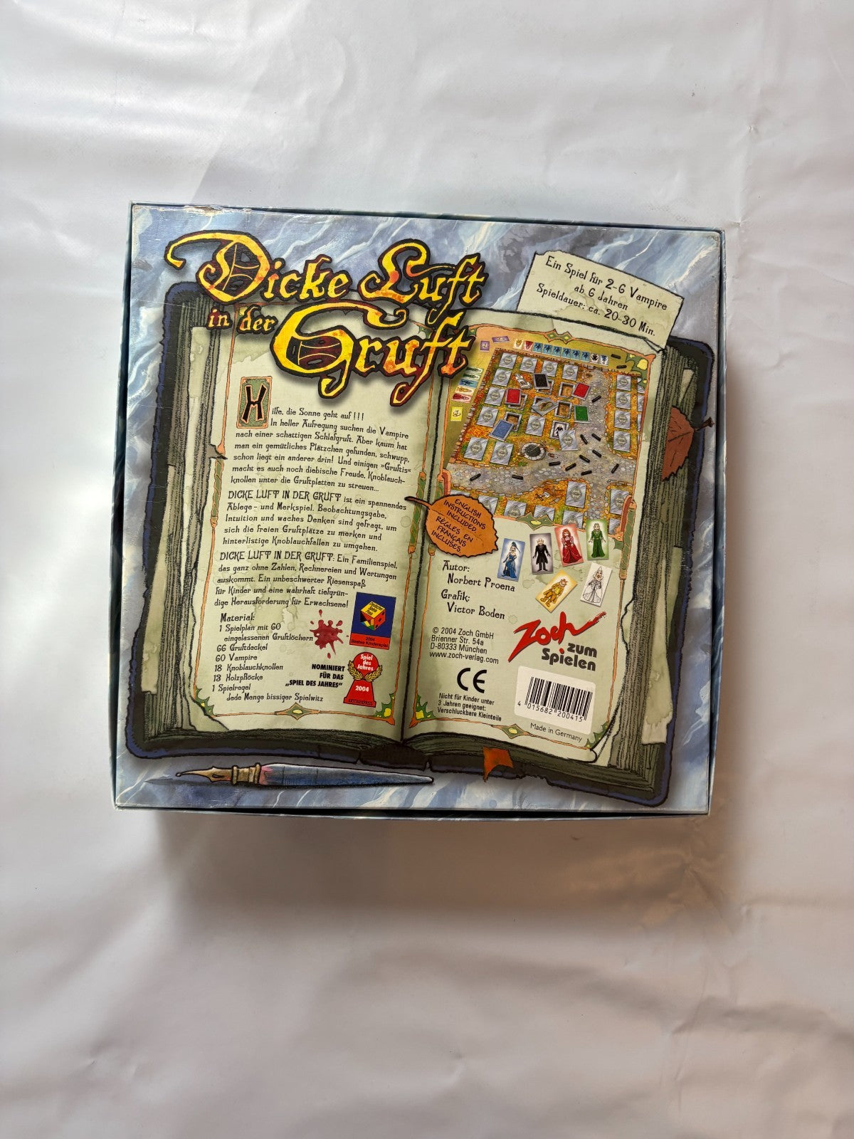Brettspiel - Dicke Luft in der Gruft - Zoch  2004 - Vollständig - Ansicht 9