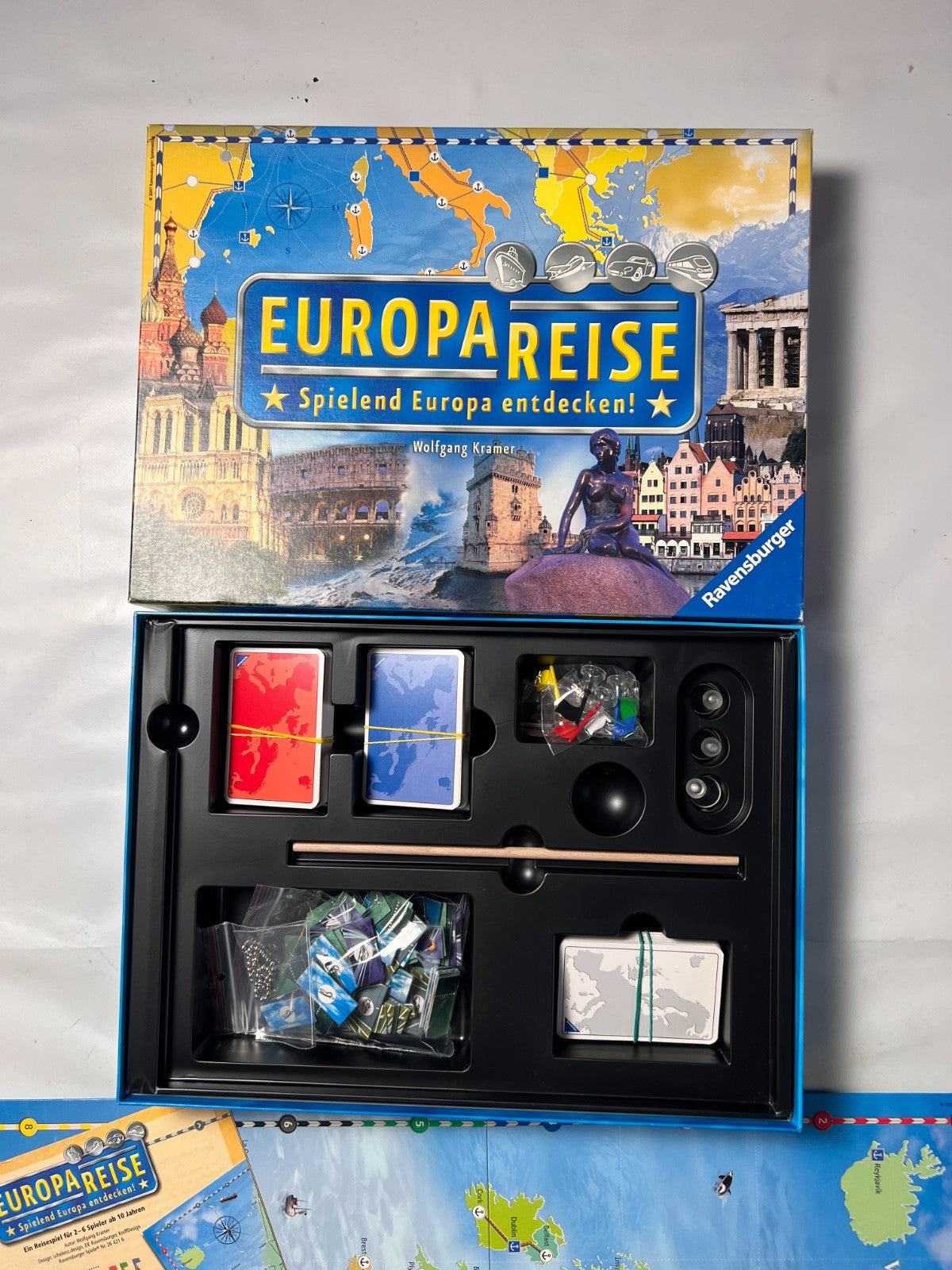 Ravensburger Europareise Gesellschaftsspiel 2007  Vollständig - Ansicht 3