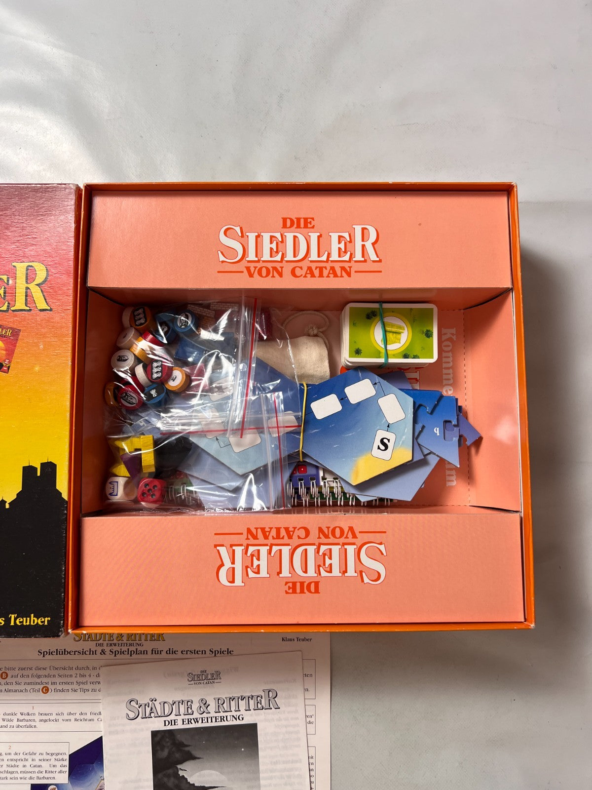 Die Siedler von Catan Städte und Ritter Erweiterung HOLZ - Vollständig - Ansicht 3