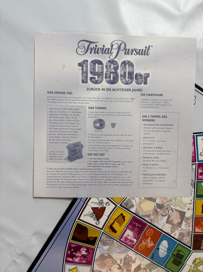 TRIVIAL PURSUIT 1980ER ZURÜCK IN DIE 80ER JAHRE PARKER HASBRO - Vollständig - Ansicht 7