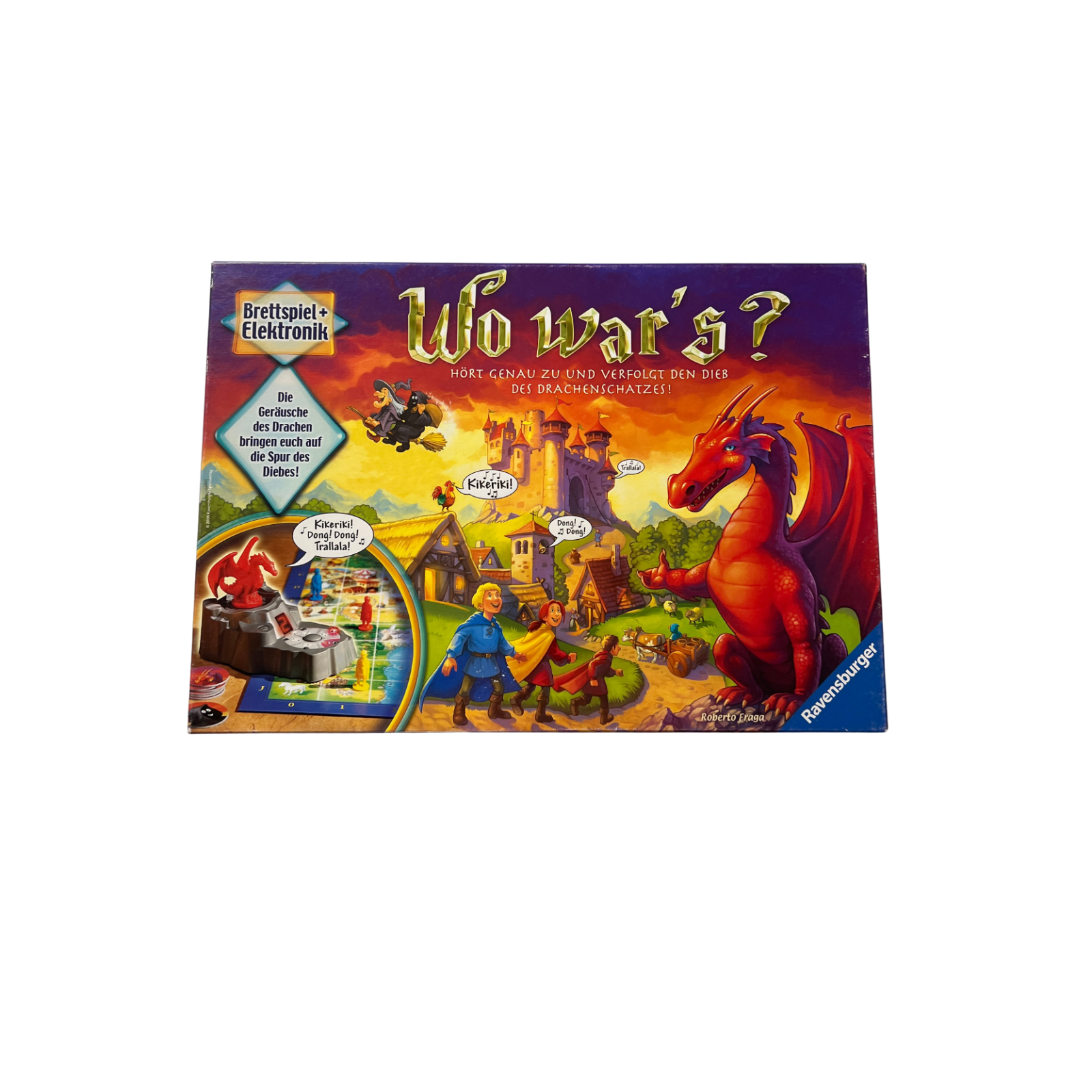 Brettspiel - Wo Wars - verfolgt den Dieb - Ravensburger 2009 - Vollständig - Ansicht 1