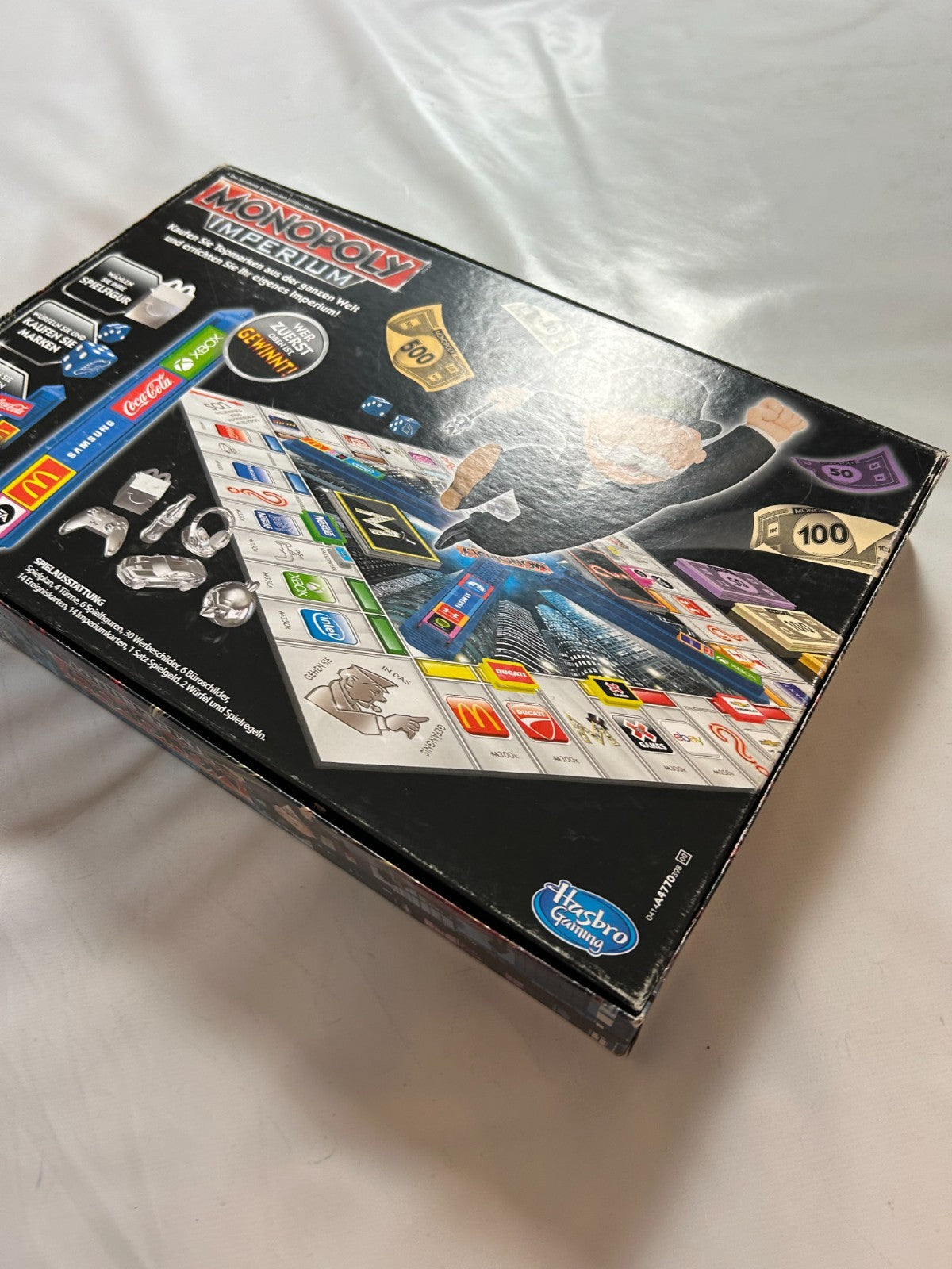 Spiel Monopoly Imperium silber Topmarken DER WELT Hasbro vollständig - Ansicht 11