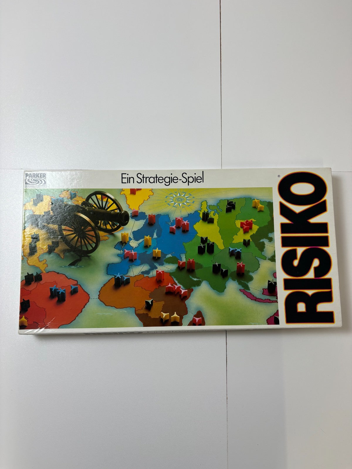 Risiko - Strategiespiel weiß Parker 1982 - Vollständig - Ansicht 2