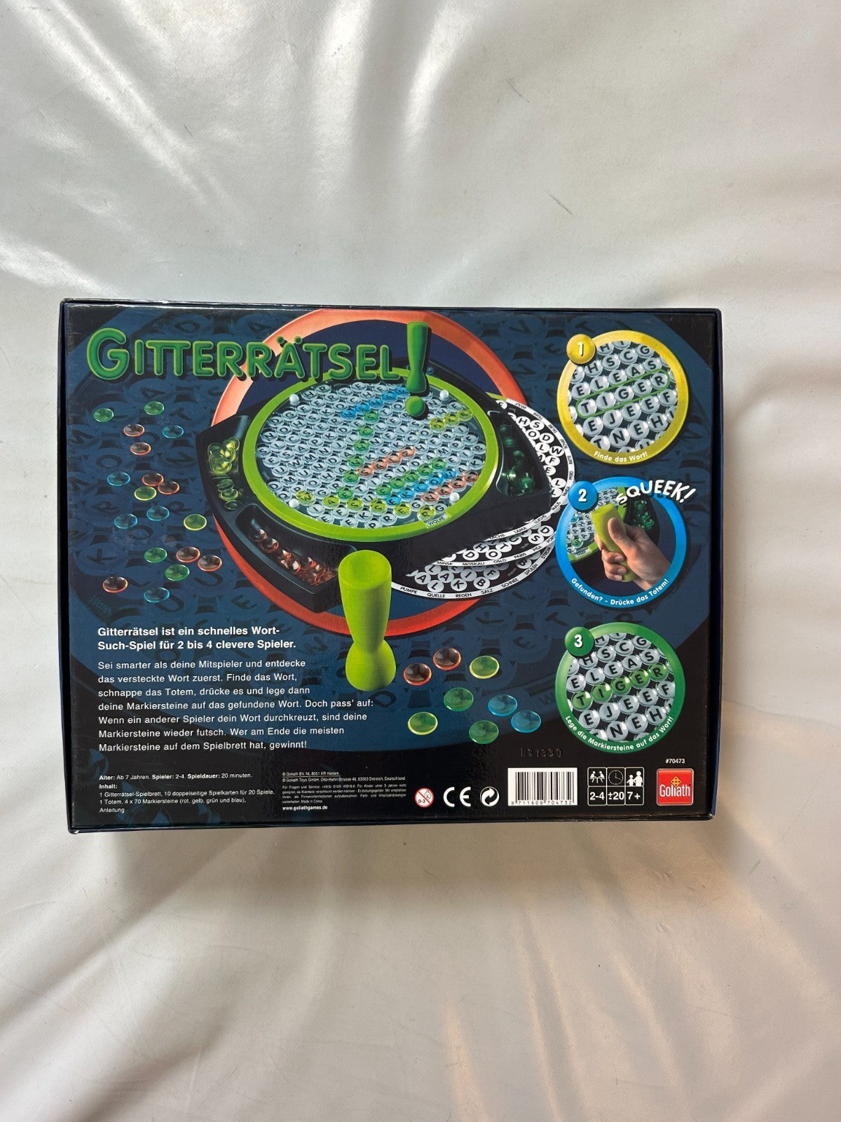 Gitterrätsel Goliath 70473 Brettspiel Gesellschaftsspiel  Vollständig - Ansicht 8