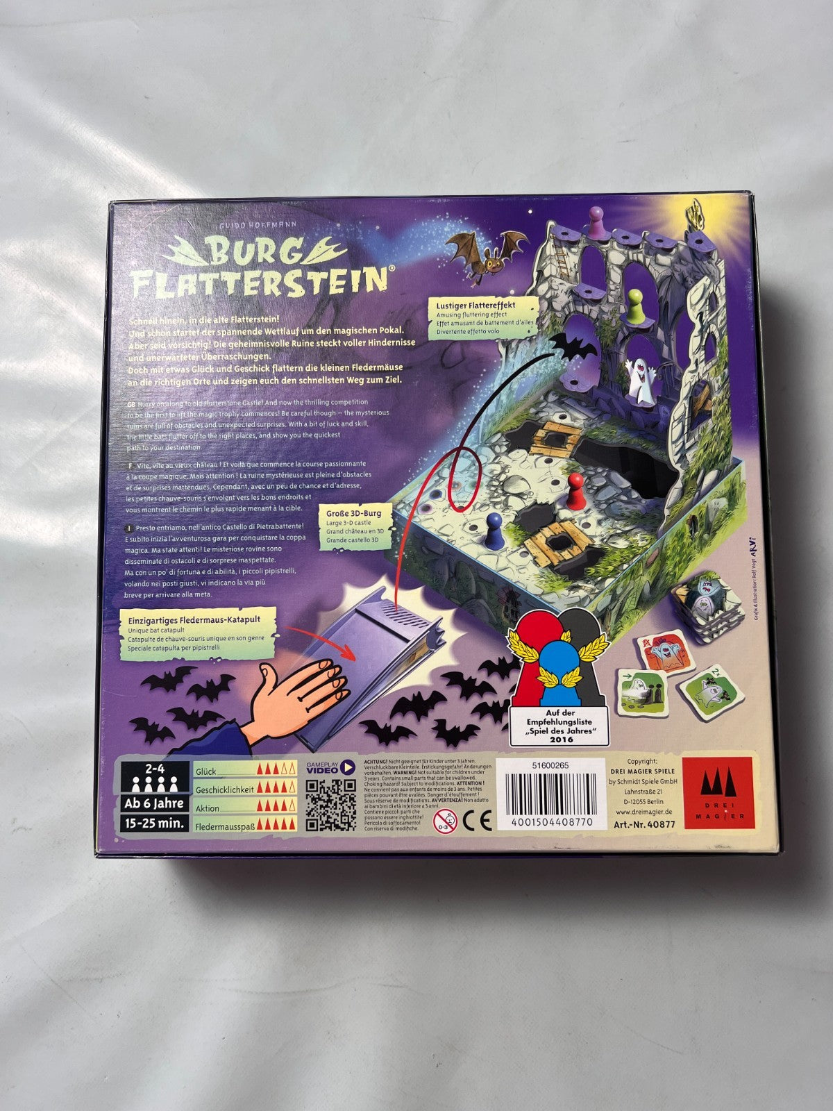 Burg Flatterstein Drei Magier Spiele Brettspiel  Vollständig - Ansicht 9