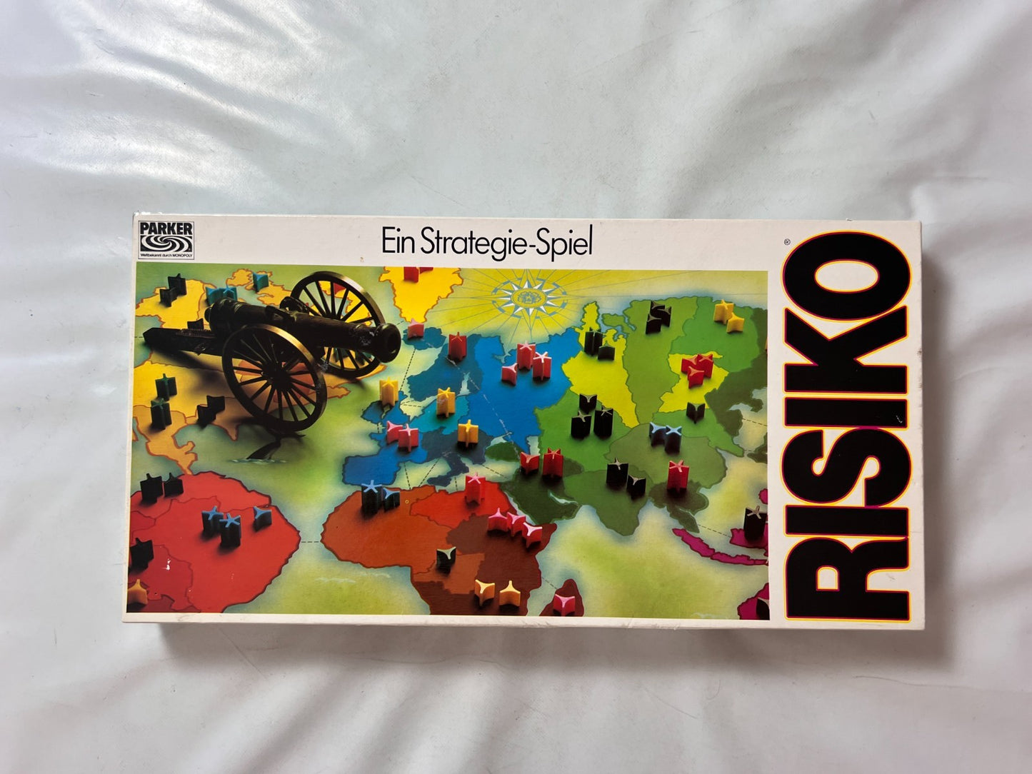 Brettspiel - Risiko - Strategiespiel weiße Ausgabe Parker 1982 - Vollständig - Ansicht 4