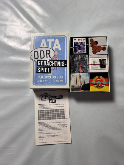 Kartenspiel ATA Legespiel DDR Gedächtnisspiel Buschfunk Verlag  - Vollständig - Ansicht 2
