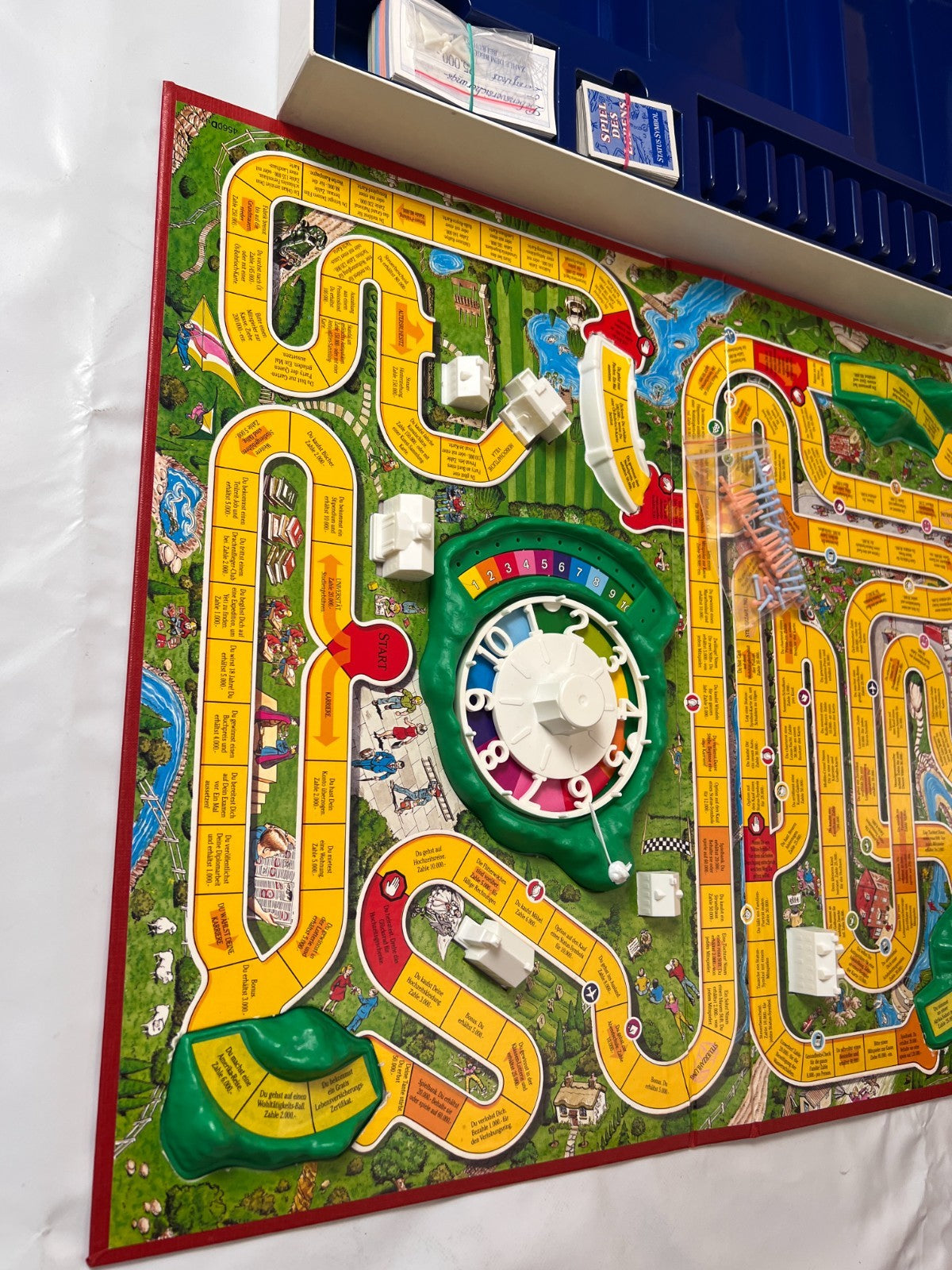 MB Spiele, Spiel des Lebens, 100 Jahre Edition, Vintage 1992, vollständig - Ansicht 5