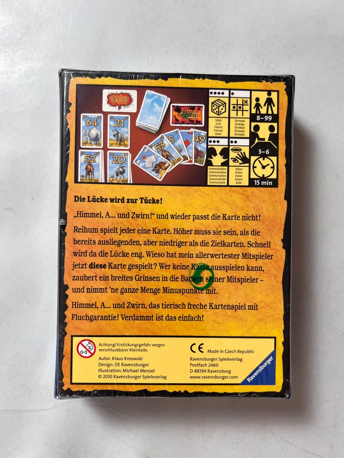 Himmel A... und Zwirn Spiel Gesellschaftsspiel Ravensburger  - Neu in Folie - Ansicht 7