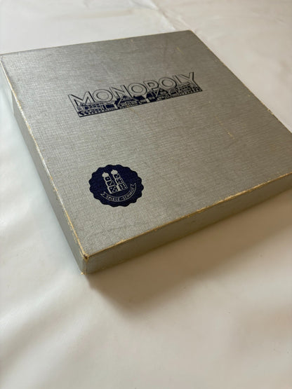 Monopoly Brettspiel Spiele Schmidt silber Vintage alt 60er Holz - Vollständig - Ansicht 5