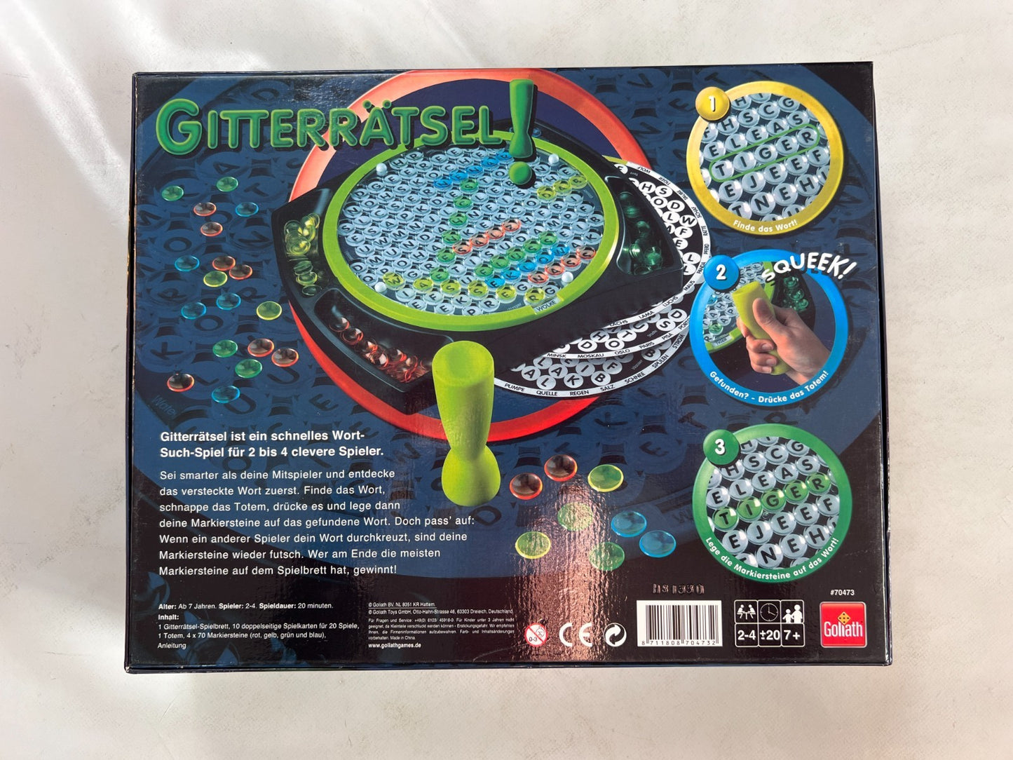 Gitterrätsel Goliath 70473 Brettspiel Gesellschaftsspiel - Vollständig - Ansicht 9