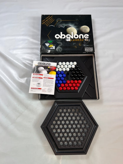 Abalone Quattro Spiel Gesellschaftsspiel Brettspiel Parker 2004  Vollständig - Ansicht 2