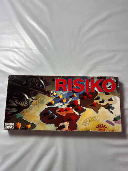 Brettspiel  RISIKO ERSTAUSGABE Schwarz  PARKER 1975  Vollständig - Ansicht 4