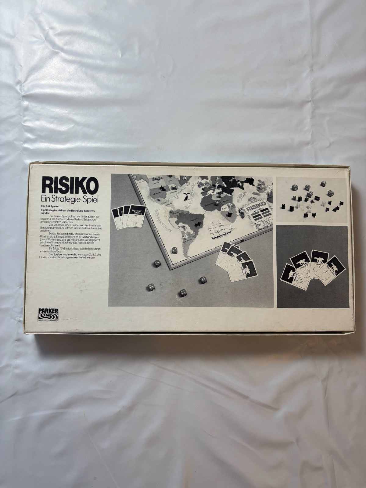 Risiko - Strategiespiel weiß Parker 1982 - Vollständig - Ansicht 12